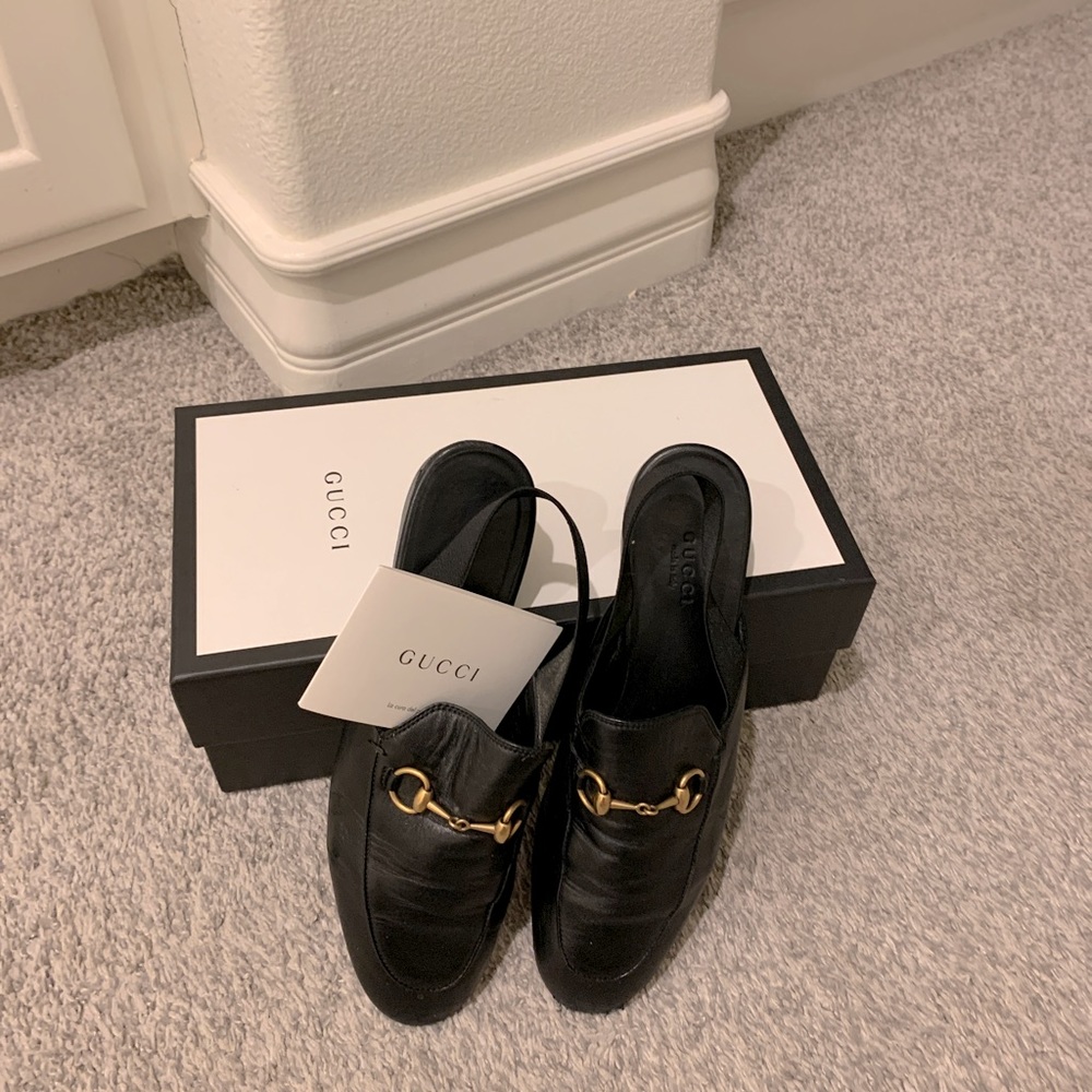 gucci leather sandals with strap